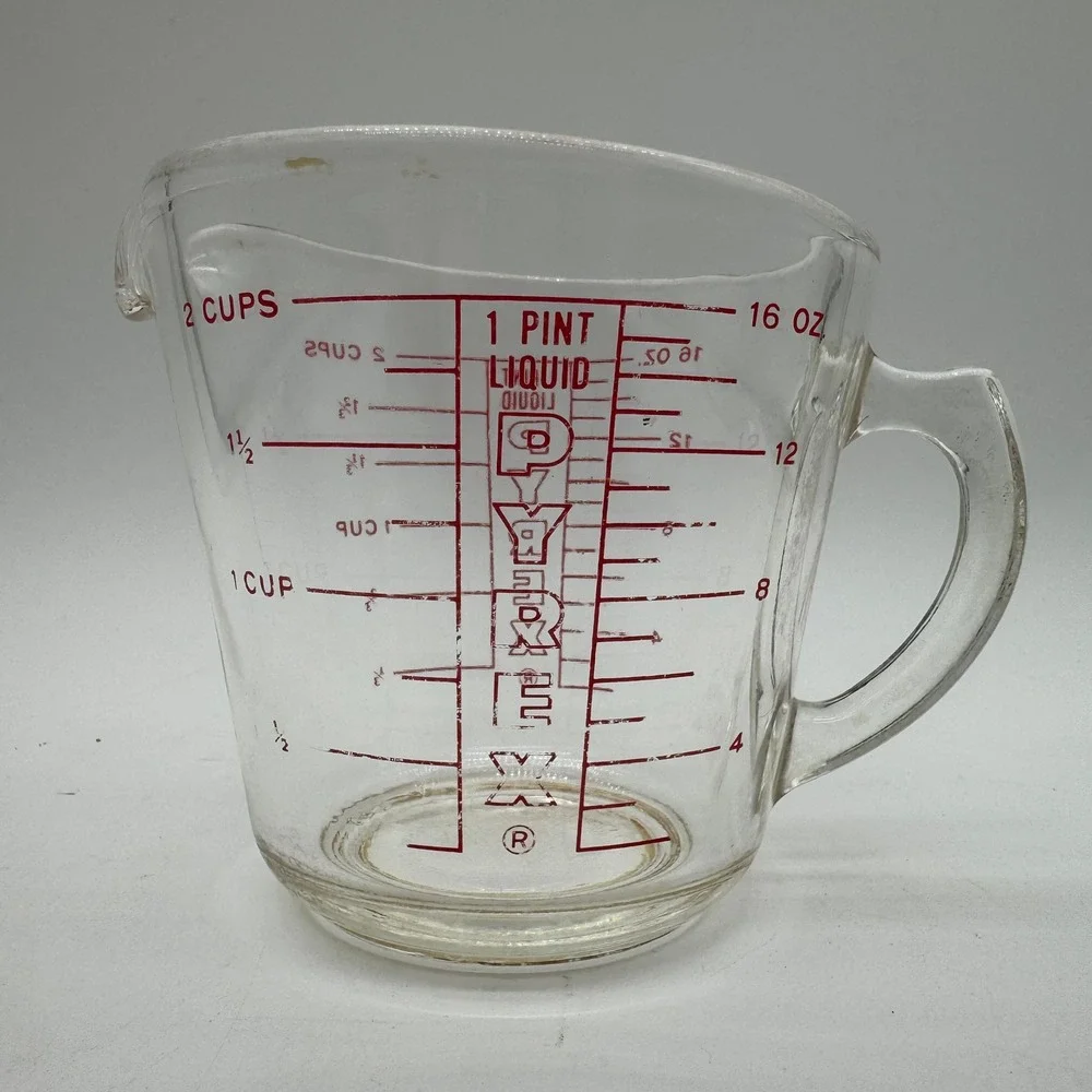 Pyrex vintage clear